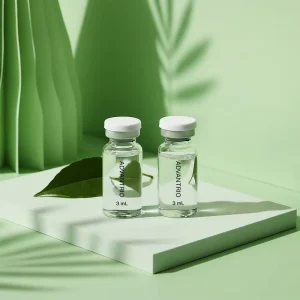 3ml Peptide Glass Vial with Custom Color Label for Cosmetic Serum and Pharmaceutical Use