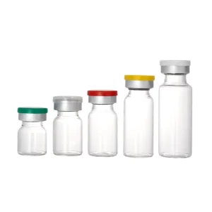 3ml Sterile Glass Vials with Flat Bottom, Injection Port, and Stopper Packaging