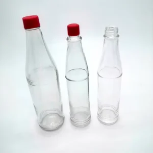 3oz 5oz 8oz Clear Standard Chili Ketchup Hot Spicy Sauce Tabasco Vinegar Bottle With Screw Cap Factory Price