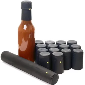 3oz 5oz 8oz Round Glass Hot Sauce Bottles with Plastic Lids Clear Tomato and Chilli Sauce Bottles