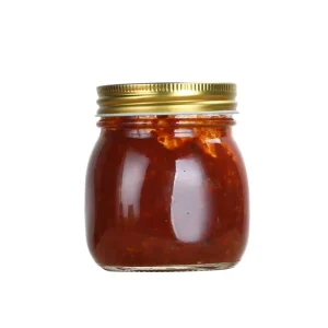 4 oz 8 oz 10 oz 12 oz 16 oz 32 oz Clear Wide Mouth Glass Mason Jar with Aluminum Lid for Canning Food