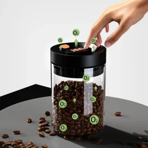 400ml 800ml 1200ml Borosilicate Glass Storage Jar for Food and Coffee