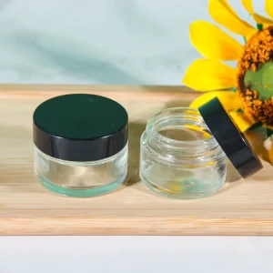 40ml Clear Manufacturer Custom Glass Cream Jar for Cosmetic Packaging