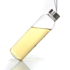 420ML 550ML Fancy Beverage Juice High Borosilicate Glass Bottles for Commercial Use Drinks Water Bottle Sports Gym