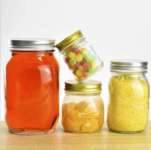 4oz 8oz 10oz 12 oz 16oz 32ozJam Candy Pickling Canning Storage Cookie Glass Mason Jar