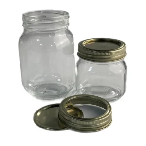 4oz 8oz 12oz 16oz 25oz 32oz High Quality Canning Jar Glass Mason Jar with Lid