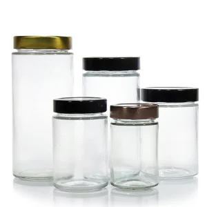 4oz 8oz 12oz Glass Jars and Containers with Metal Lid