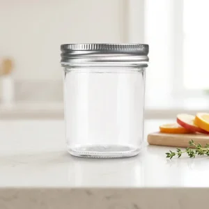 4oz 8oz 16oz 32oz Wide Mouth Glass Mason Jars WithLids Food Grade Canning Jars for Jam Honey Pickling Spice Storage