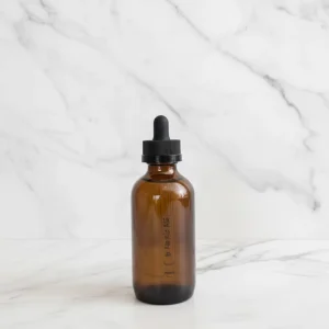 4oz Amber Glass Dropper Bottle with Glass Pipette for Essential Oil, Aromatherapy, Cosmetics, Laboratory, and Pharmacy