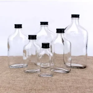 50 100 200ML Soda lime Flat Glass Bottles for Internet Celebrity Juice Cold Tea & Coffee Cold Extract