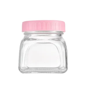500 mL Sealed Glass Storage Bottle with Plastic Cap for Nuts Candy Honey and Pickles