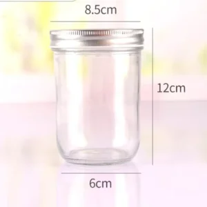 500 ml 8 oz Clear Glass Canning Mason Jars