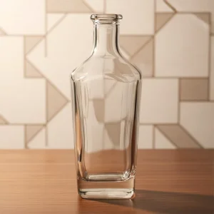 500 ml Luxury Whiskey Bottle Glass for 1L 1000ml 750ml 700ml Customized Unique Vodka Glass Bottles Liquor Tequila With Cork