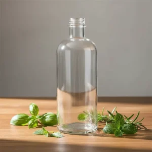 500ml 700ml 750ml Empty Glass Liquor Bottles for Brandy Vodka Rum with Screw Stopper