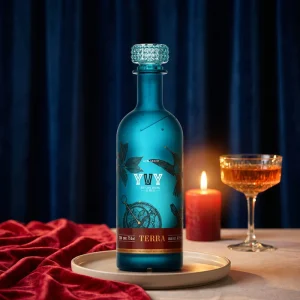 500ml 700ml 750ml Frosted Vase-Shaped Glass Liquor Bottle with Cork for Wine and Spirits