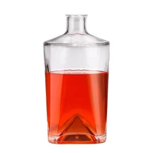 500ml & 700ml Cylinder Glass Bottles for Wine Vodka Whiskey Matte Finish Engraving Screen Printing Rubber Stopper Carton Packing