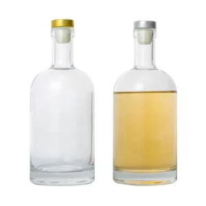 500ml 750ml Empty Shape Glass Wine Bottle 200ml 500ml Wine Liquor Spirit Alcohol Bottle Glass with Cork