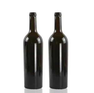 500ml 750ml Glass Wine and Champagne Liquor Bottle With Screw Cap