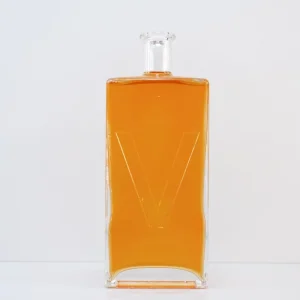500ml 750ml Rectangular Glass Bottle for Vodka Whiskey Tequila Wine Liquor and Spirits