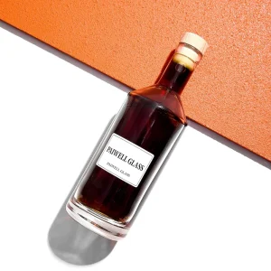 500ml Clear Glass Whisky Vodka Tequila Liquor Bottle with Cork Stopper