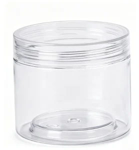500ml Clear PET Plastic Jar with Transparent Lid for Cookies Candy Snacks and Food Storage