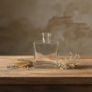 500ml Customizable Square Glass Reed Diffuser Bottle