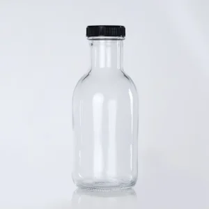 500ml Empty Glass Bottles for Juice, Milk, and Kombucha with Screw Aluminum Caps