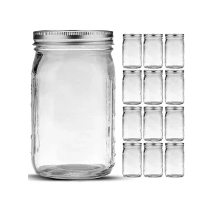 500ml Glass Mason Jar with Airtight Lid for Coffee Jam and Tea