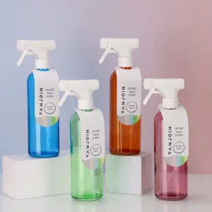 500ml Glass Mist Sprayer With Matte White Sprayer Head for Multipurpose Cleaning Solutions for Retail Store Bulk Stock Supply
