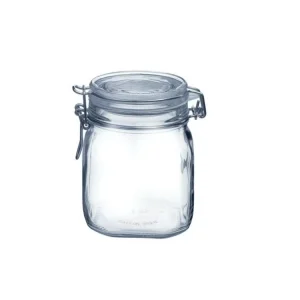 500ml sealed Glass Canning Jar with Sealing Glass Lid Big Mouth Empty air Tight Glass Storage Jar for Kitchen Usage Bulk Sale