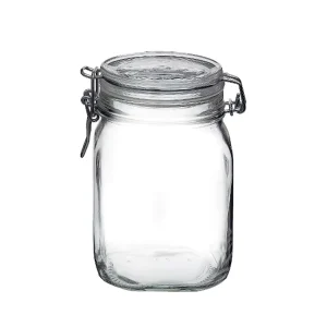 500ml sealed Glass Canning Jar with Sealing Glass Lid Big Mouth Empty air Tight Glass Storage Jar for Kitchen Usage Bulk Sale