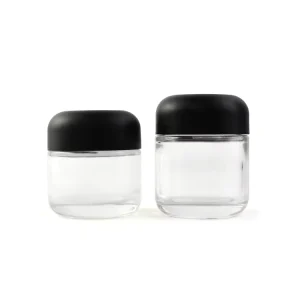 50g 2oz 60ml 90ml 120ml Transparent Glass Face Cream Jars with Lids