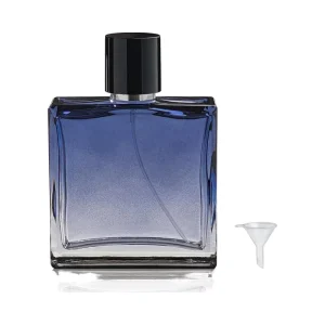 50ml 1.7 Oz Clear Glass Perfume Spray Bottle Atomizer with Silk Screen Printing Empty Travel Refillable