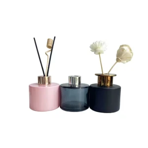 50ml 100ml 150ml 200ml White Cylinder Glass Reed Diffuser Bottle