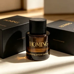 50ml 100ml Empty Crystal Glass Perfume Spray Bottle with Perfume Box