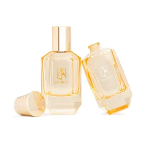 50ml 100ml Glass Perfume Bottles with Cap, Customizable Color, Refillable Mist Spray