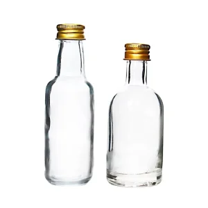 50ml 100ml Mini Empty Glass Alcohol Shot Bottles Glass Vodka Bottle for Liquor Mini Wine Glass Bottle