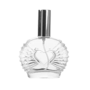 50ml 100ml Round Clear Glass Perfume Spray Bottle Atomizer Refillable Mist Sprayer