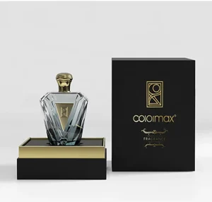 50ml 100ml Transparent Cylinder Glass Perfume Bottle with Gift Box and Pump Sprayer, 30% Recycled PCR Glass, EU CE Certified