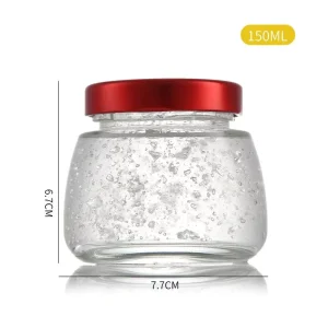 50ml 75ml 100ml 150ml Mini Bird’s Nest Design Food Jam Spice Storage Glass Jars with Metal Lids