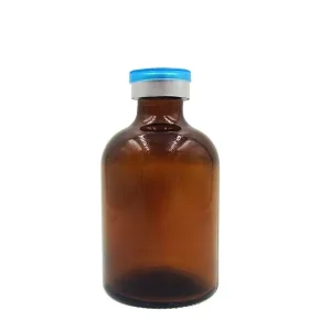 50ml Amber Moulded Glass Vial for Injection and Antibiotics