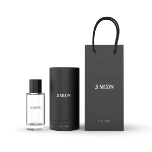 50ml Clear Glass Perfume Bottle with Box and Sprayer