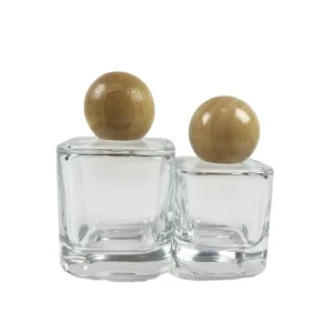 50ml Clear Glass Perfume Bottle with Pump Sprayer and Box