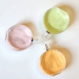 50ml Flat Glass Refillable Fine Mist Spray Bottle for Fragrance and Skincare