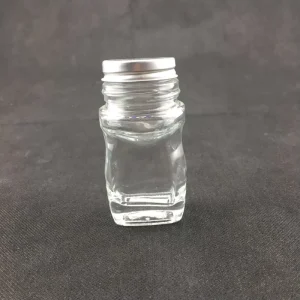 50ml Glass Container with Metal Lid for Storing Food in Kitchen Use