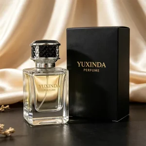 50ml Leakproof Empty Glass Perfume Bottle with Quartz Design