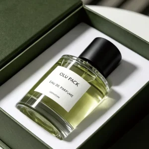 50ml Perfume Bottle with Boxes Custom Logo Printing Frosted Glass Perfume Vial with Gift Box Perfect for Gifting Packaging