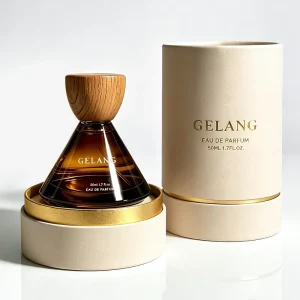 50ml Round Amber Glass Perfume Bottle with Packaging