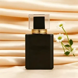 50ml Screw Cap Glass Perfume Spray Bottle Cosmetic Refillable Portable Press Bottle