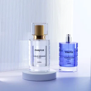 50ml Square Empty Perfume Glass Bottle with Square Cap